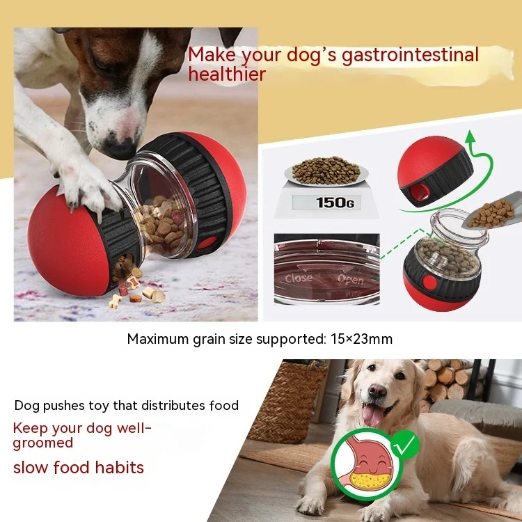 Food Dispensing Dog Toy Tumbler Leaky Food Ball Puzzle - Image 6