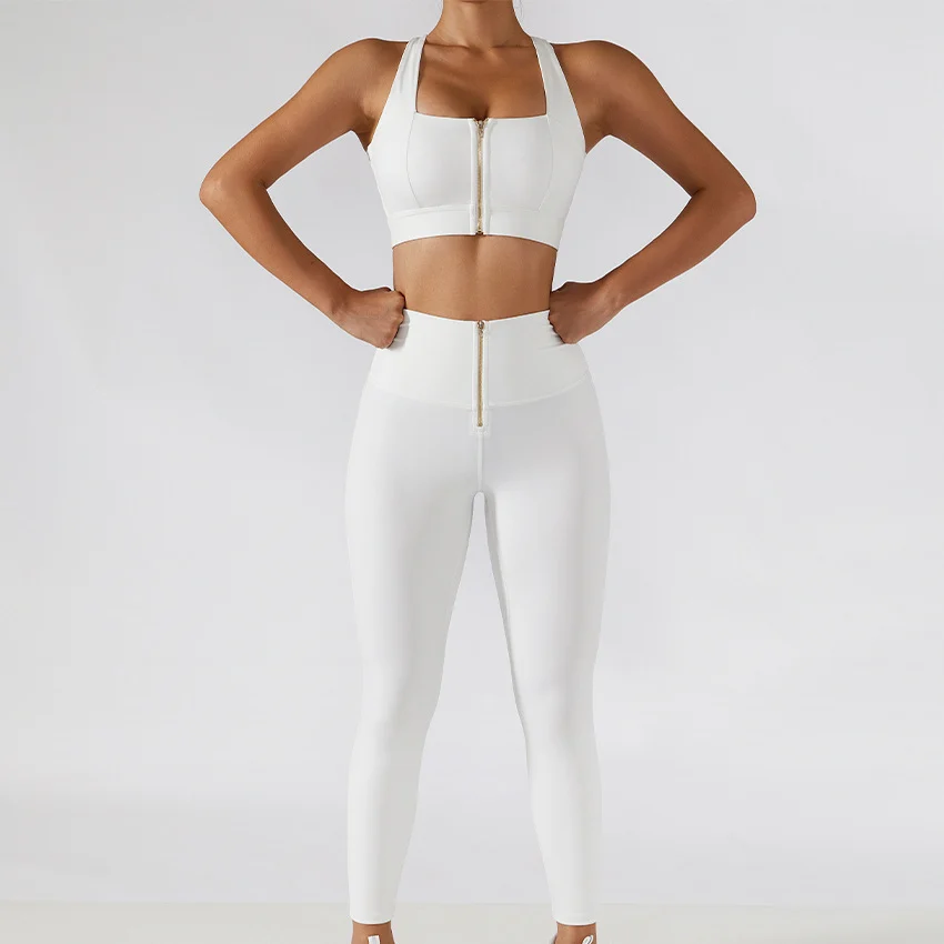 Sports Suit Seamless Yoga Set Women Two Pieces - Image 4