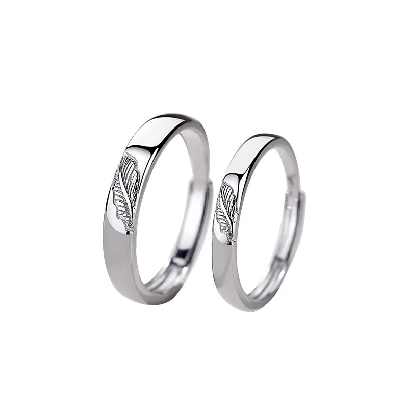 One Leaf Knows Autumn Couple Rings for Men and Women A - Image 5