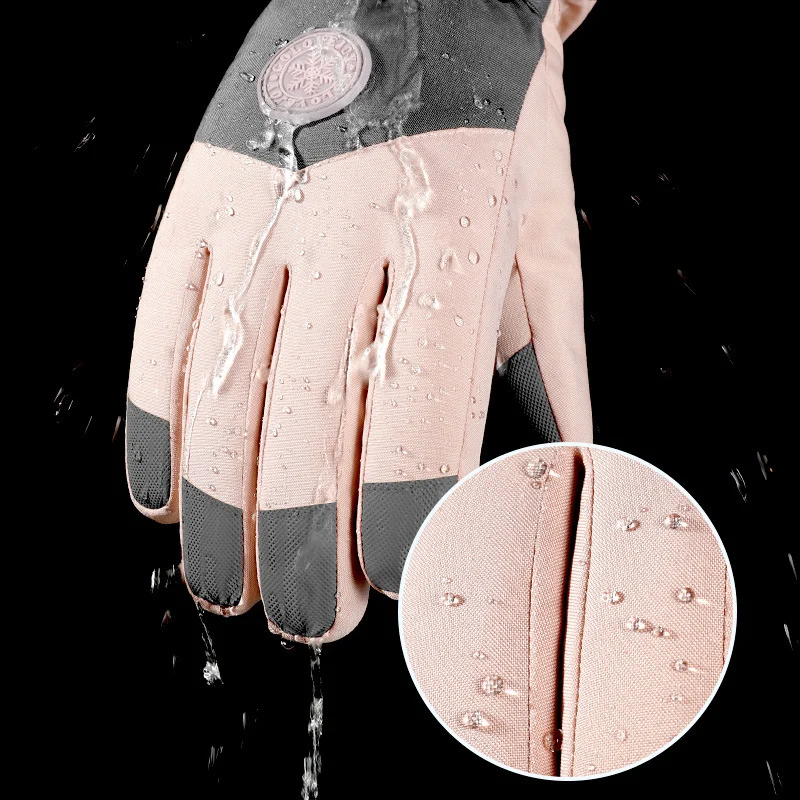 Snowflake Cartoon Print Gloves Winter Touchscreen - Image 7