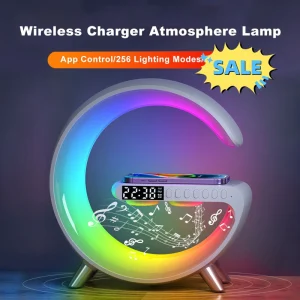 Intelligent G Shaped LED Lamp Bluetooth Speake Wireless
