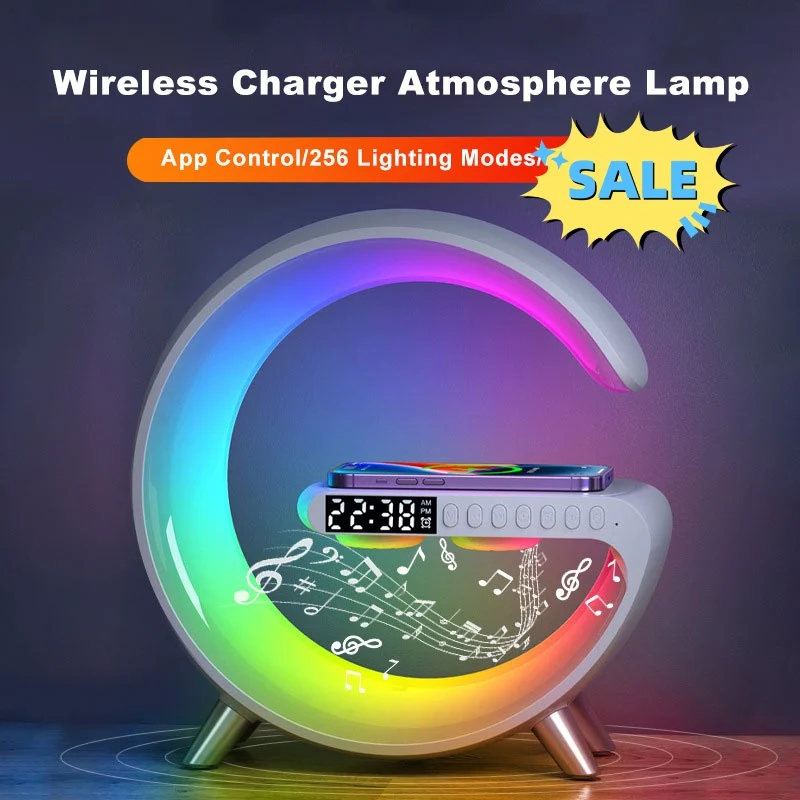 Intelligent G Shaped LED Lamp Bluetooth Speake Wireless