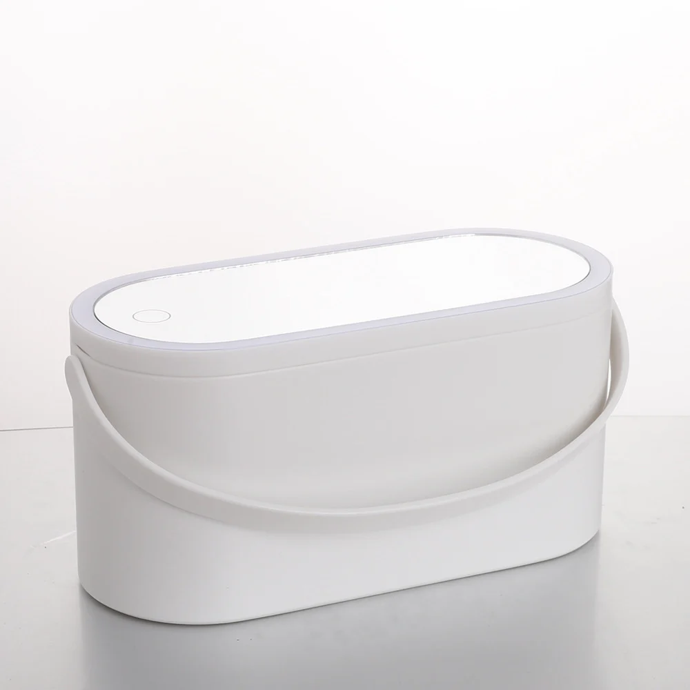 Storage Box LED Makeup Mirror Portable Portable Travel - Image 6