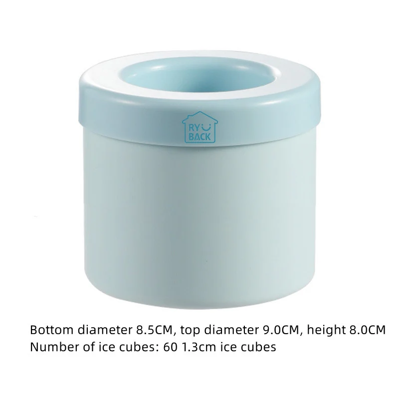 Portable 2 in 1 Ice Bucket Mold with Lid Space Saving - Image 7