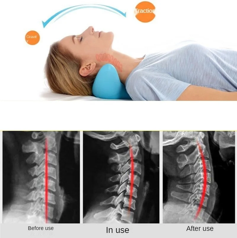 Cervical Spine Massage Pillow Gravity Acupressure Neck - Image 2