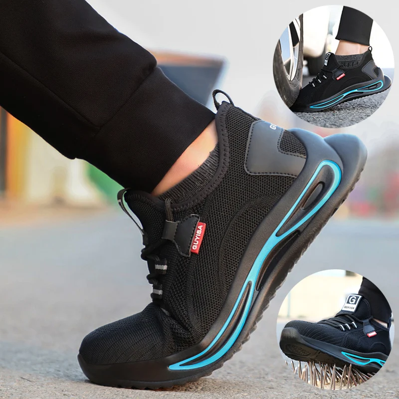 Steel Toe Shoes for Men Work Safety Shoes Nonslip