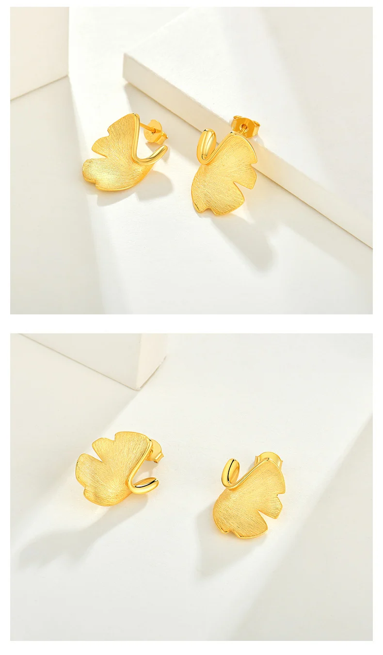 925 Sterling Silver Stud Earrings Earrings Female - Image 5