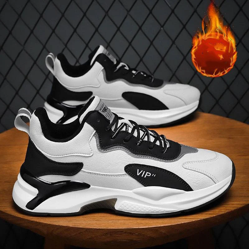 Fashion Black White Sneakers Casual Outdoor Lightweight - Image 9
