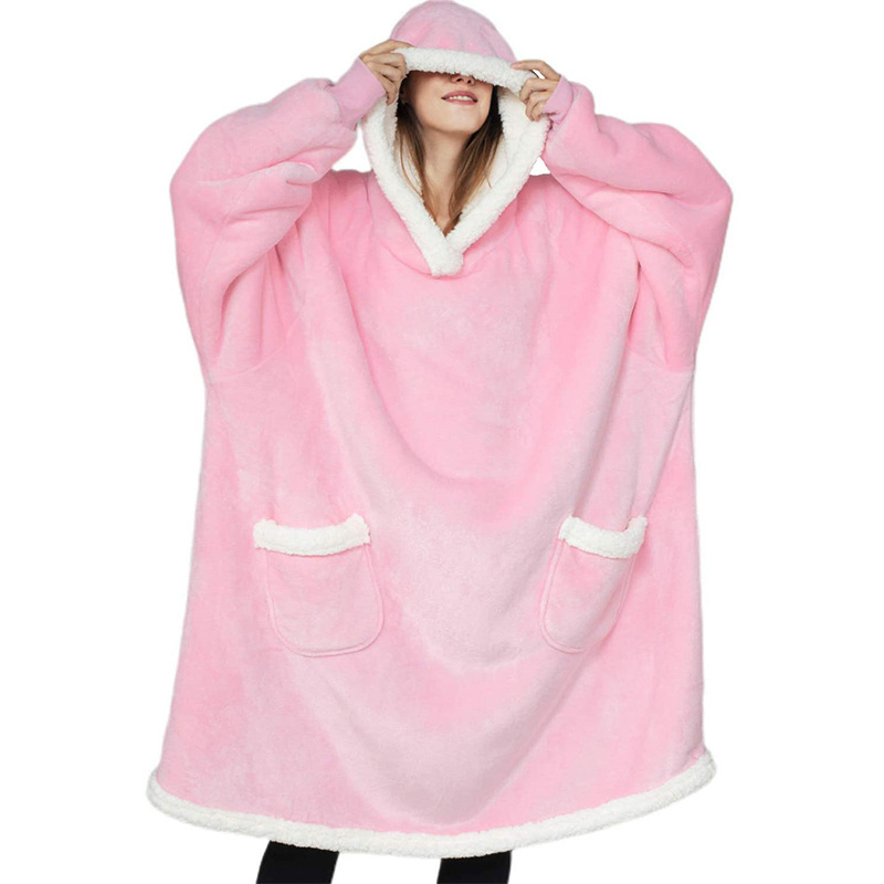 Winter TV Hoodie Blanket Winter Warm Home Clothes Women - Image 10