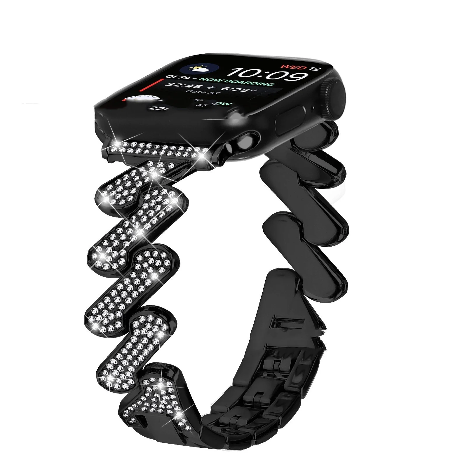 7-word Diamond-embedded Smart Watch Band - Image 5