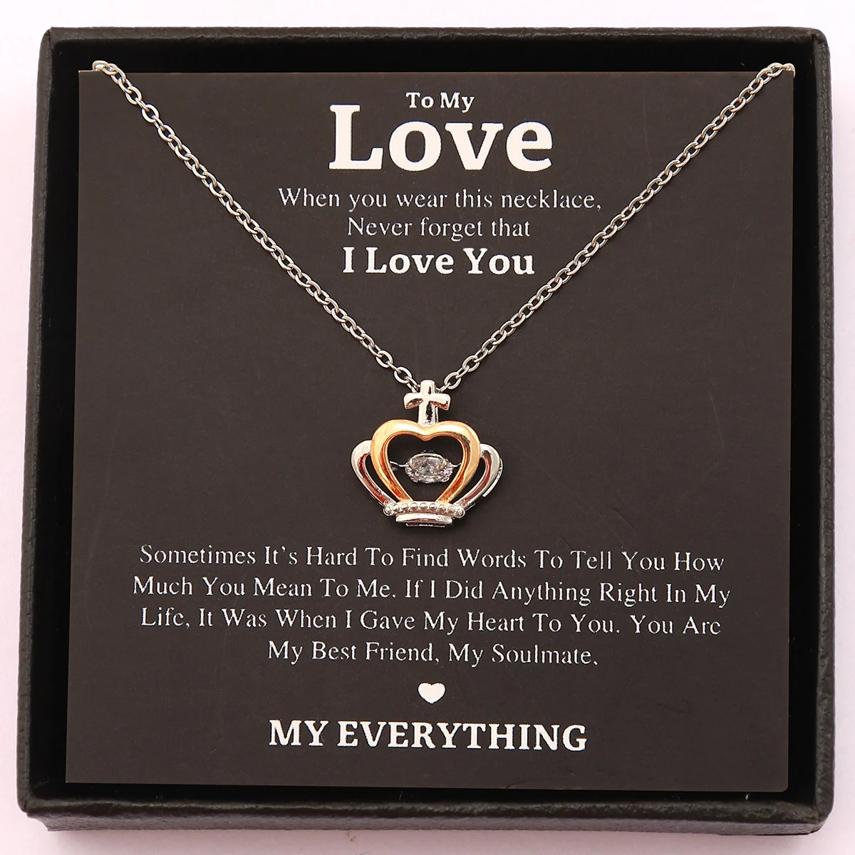 Mother's Day Necklace Gift Box Love Necklace for Women - Image 4