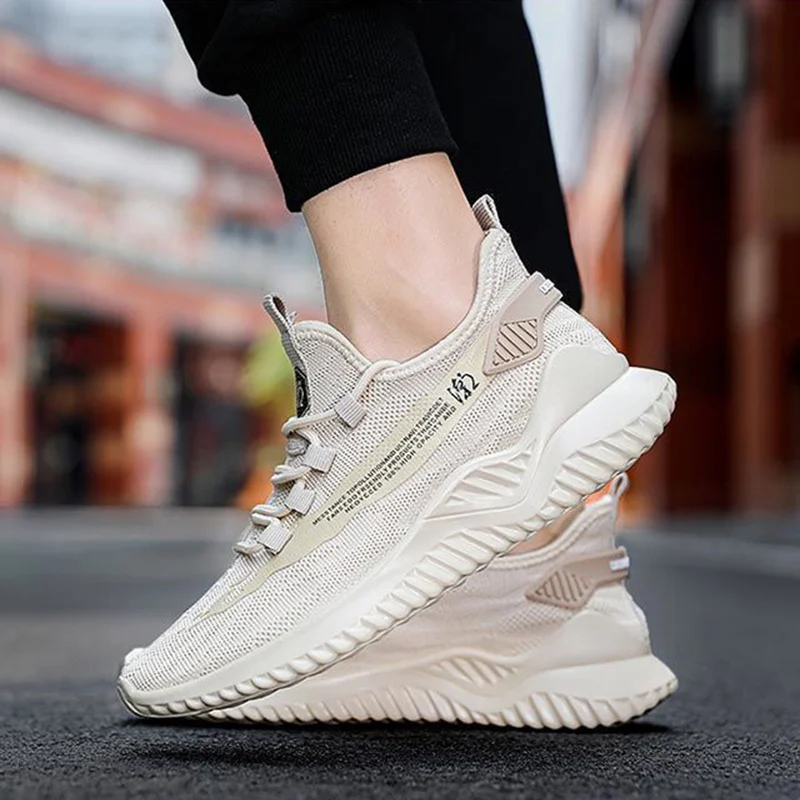 Men Sneakers Lightweight Breathable Walking Shoes Men - Image 4