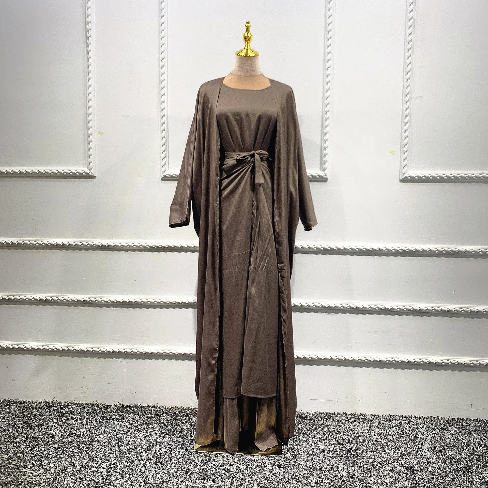 Ensemble Femme Musulmane Kaftan Abaya Dubai Turkey Islam - Image 5