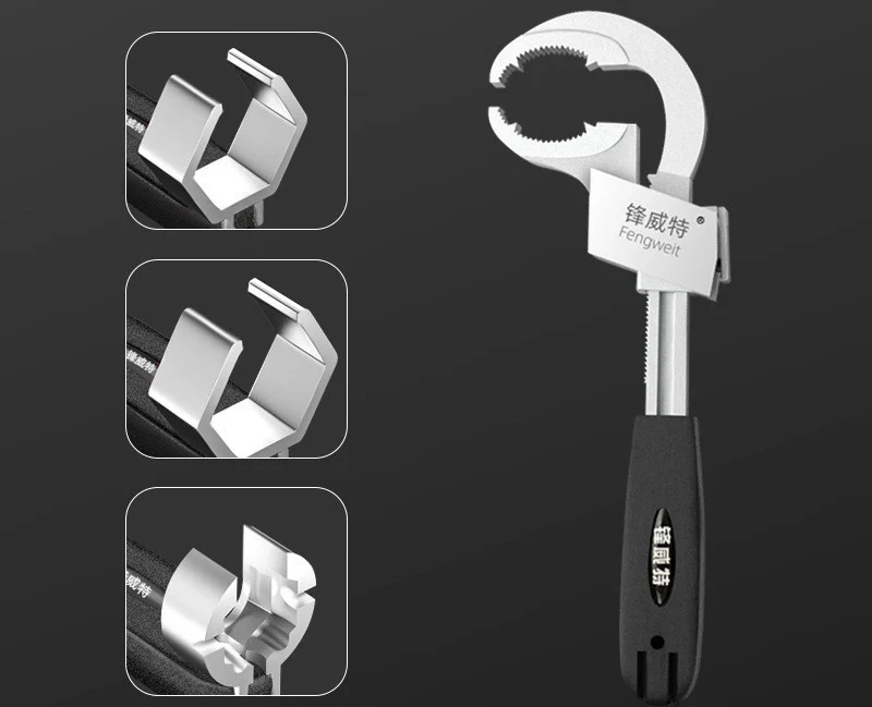 Bathroom Adjustable Wrench Plumbing Repair Tool Set - Image 4