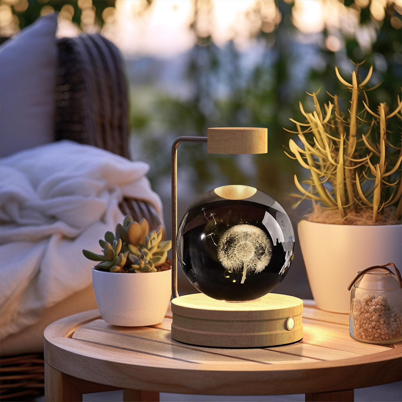 Crystal Ball Cosmic Dinosaur Indoor Night Light USB - Image 9