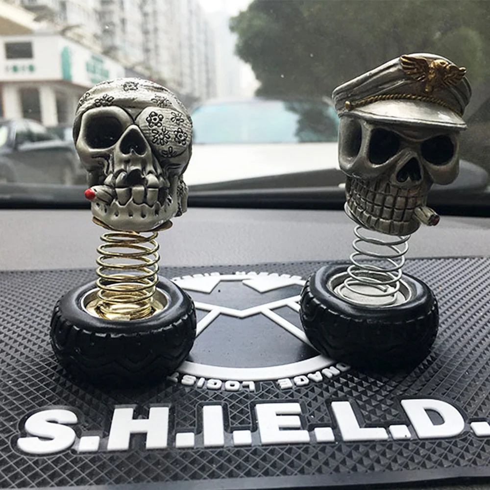 Car Skull Personality Interior Decoration Halloween Day