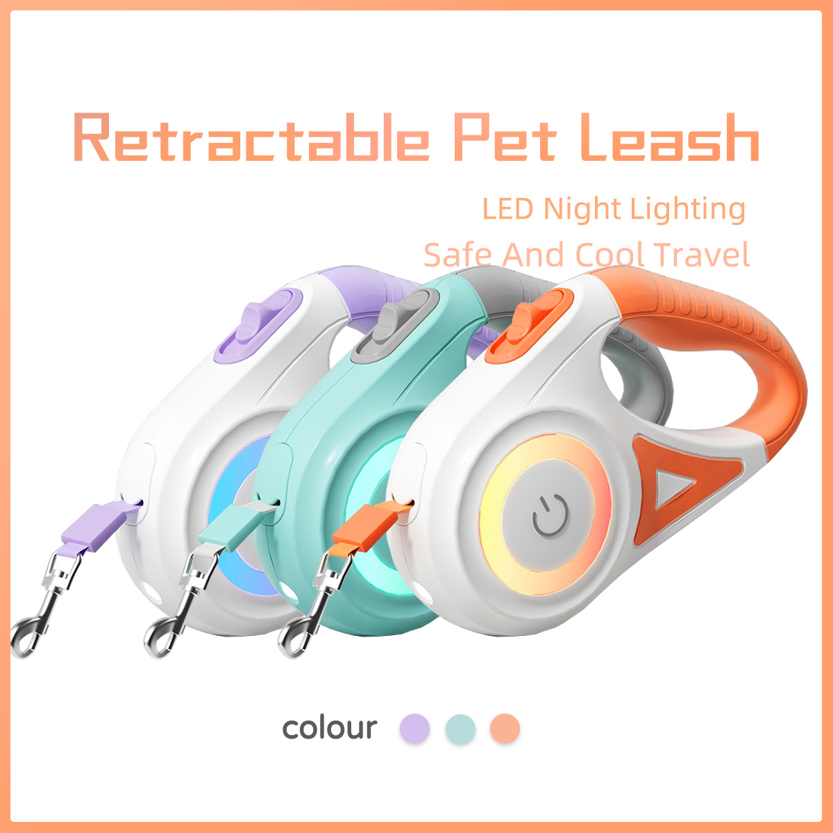 Dog Leash Retractable Leash and Dog Collar Spotlight - Image 6