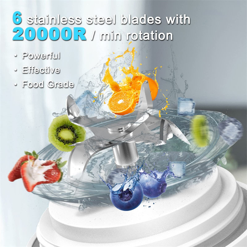 Portable Blender Juicer Personal Size Blender for - Image 2