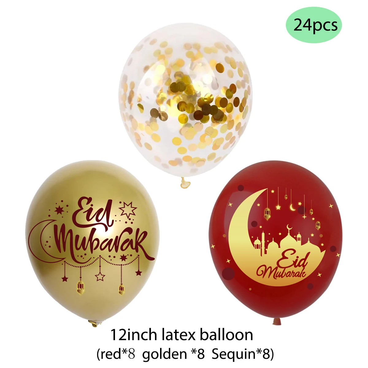 Muslim Ramadan Party Decoration Kit Cake Inserts - Image 7