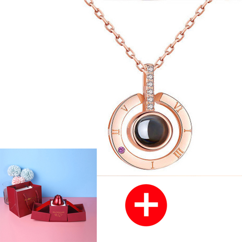 Valentine's Day Gifts Metal Rose Jewelry Gift Box - Image 9