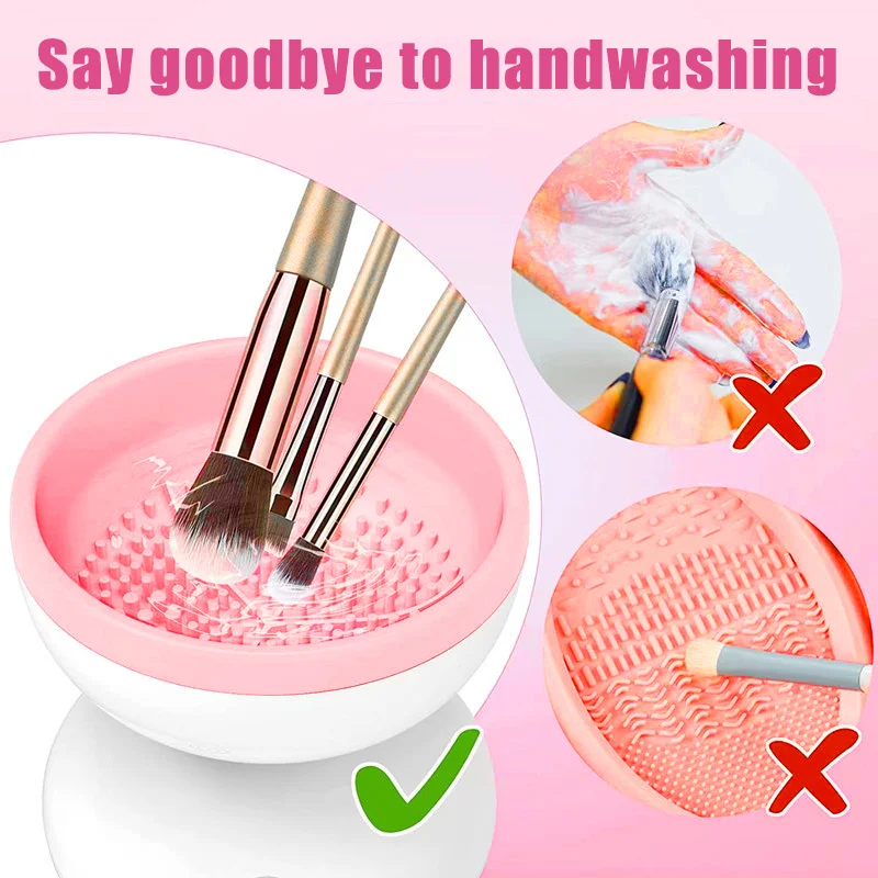 Portable USB Makeup Brush Cleaner Machine Electric - Image 4