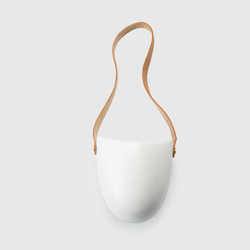 Wall-mounted Flower Pot Half Wall Ceramic Green Plant - Image 10