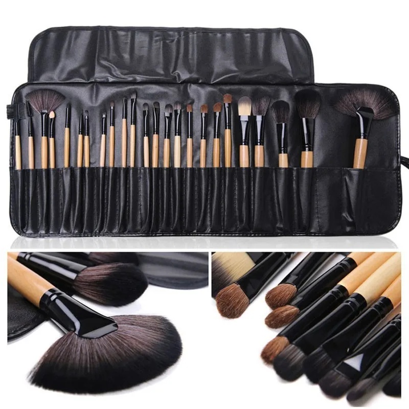 Gift Bag of 24 Pcs Makeup Brush Sets Professional