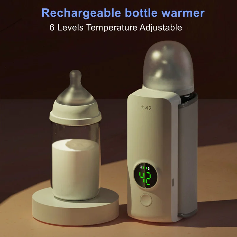 Portable Wireless Rechargeable Baby Bottle Warmer USB - Image 4