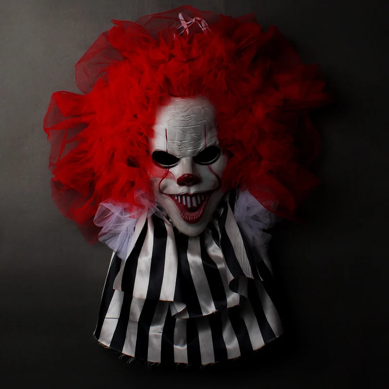 Halloween Horror Clown Wreath Door Hanging Wreath - Image 5