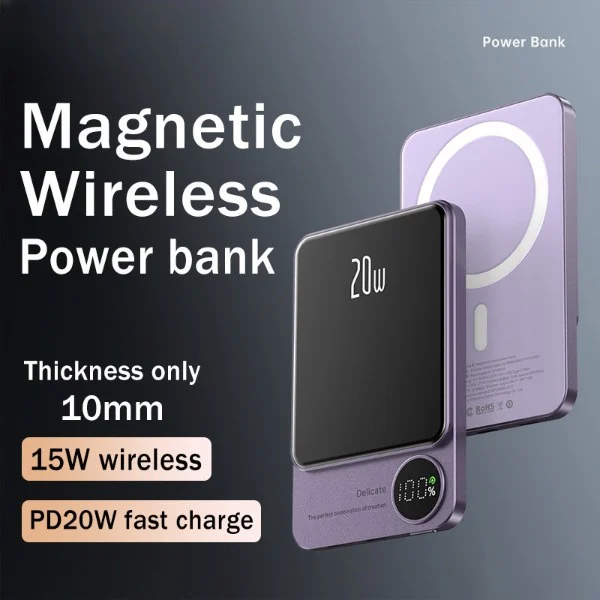 Macsafe Powerbank Magnetic Wireless Power Bank for 14