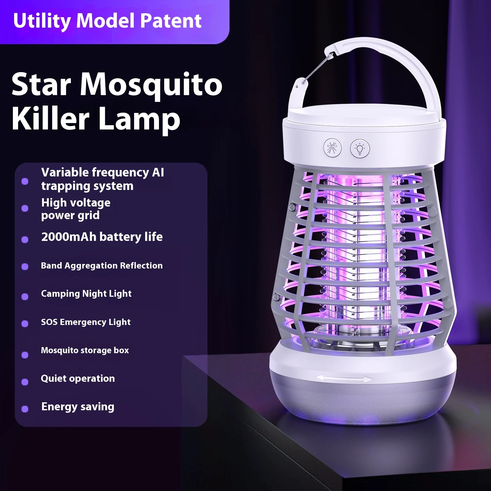 2in1 Mosquito Killer Lamp Electric Fly Catcher USB - Image 8