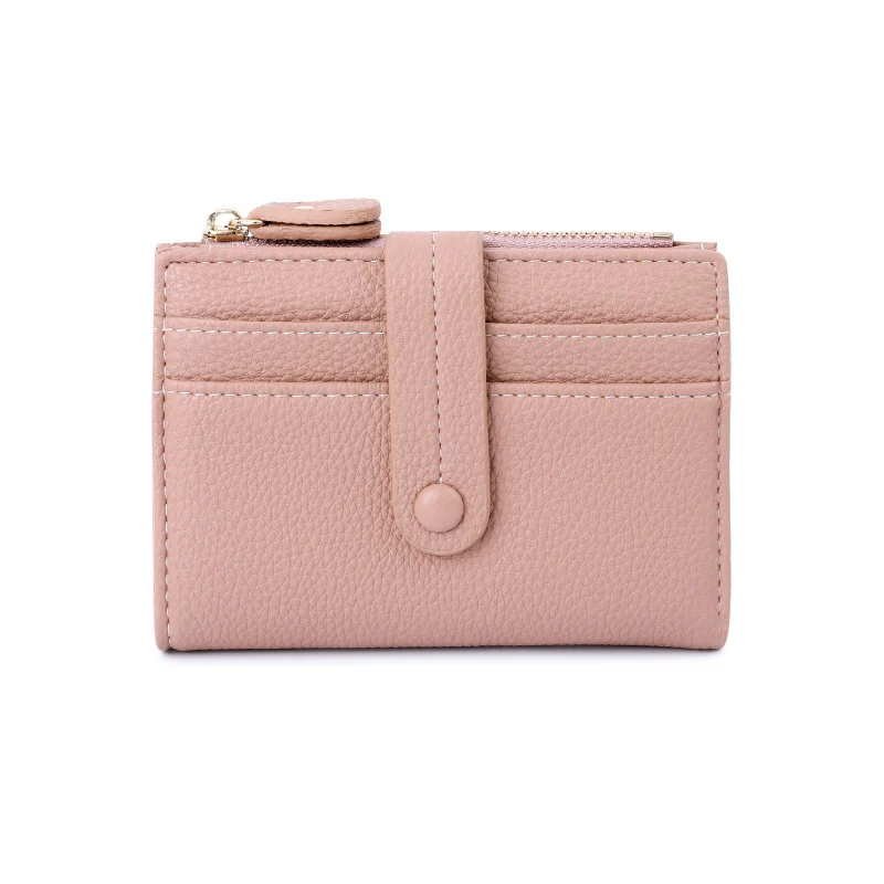 Women Short Wallets PU Leather Plaid Female Purses - Image 6