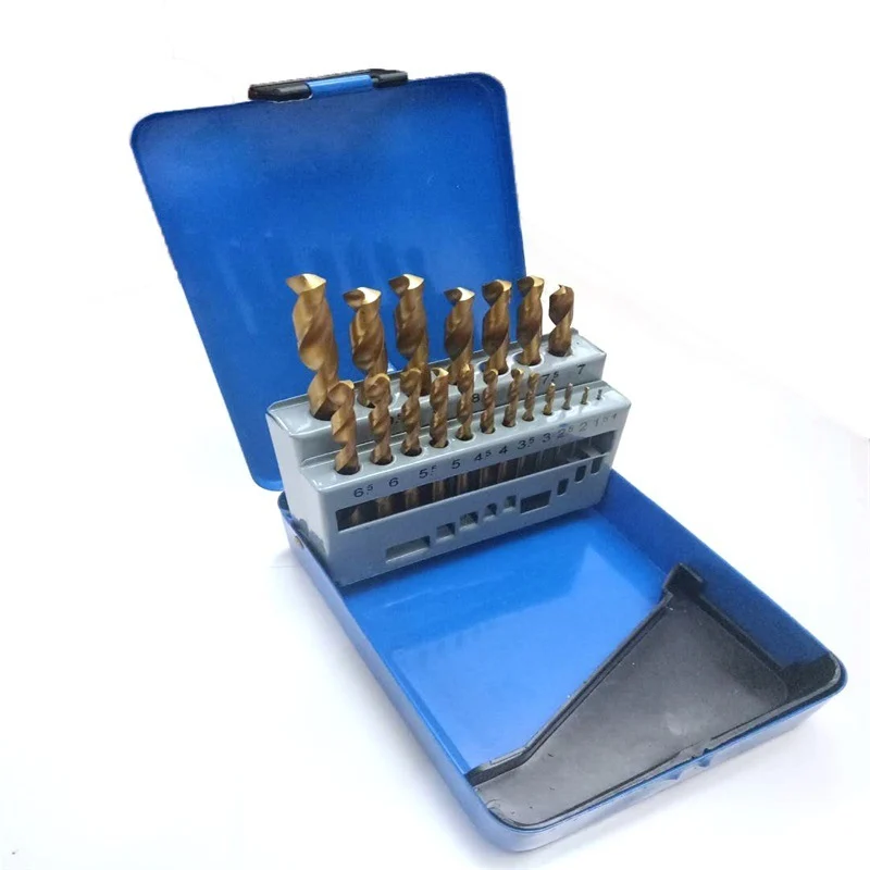 19 25-piece Set of Twist Drill Bits for Wood Board Thin - Image 2