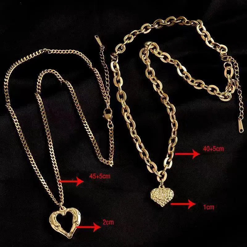 Titanium Steel Angel Wings Love Necklace Irregular - Image 7
