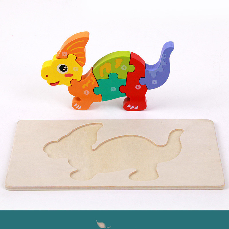 Children's Educational Toys Wooden Three-dimensional - Image 7