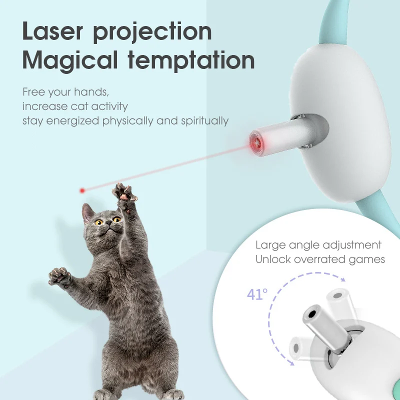 Automatic Cat Toy Smart Laser Teasing Cat Collar - Image 4