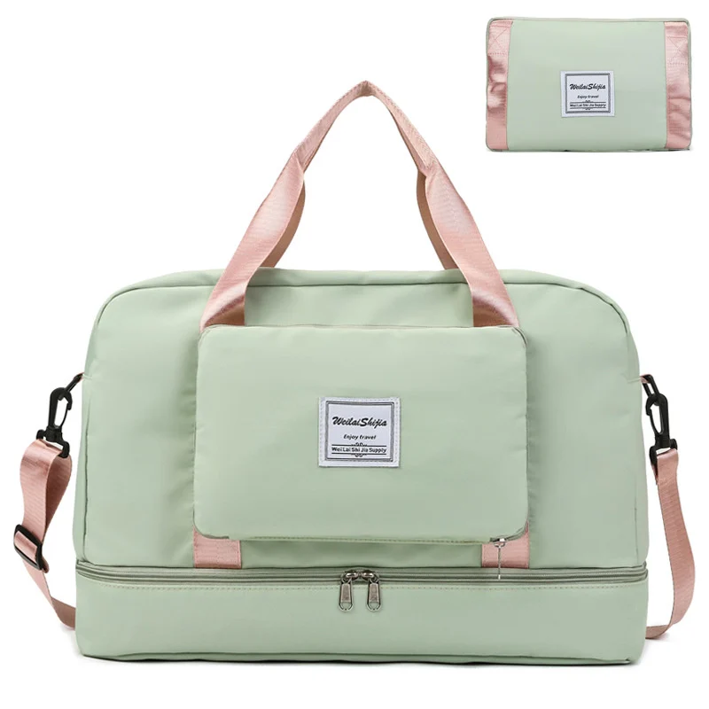 Foldable Travel Duffel Bags Sports Gym Tote Bag Women - Image 10