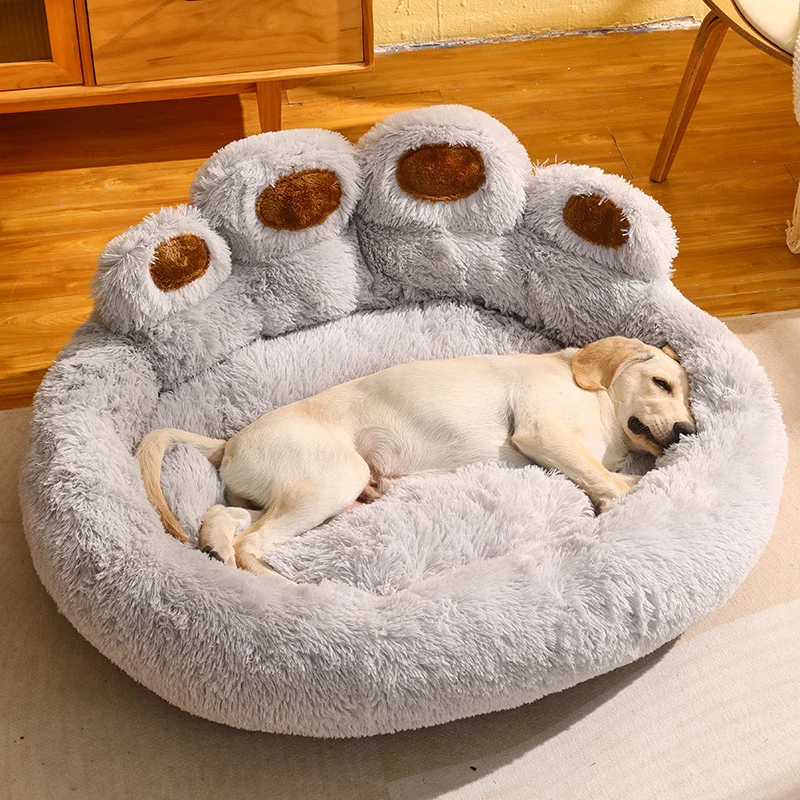 Fluffy Dog Bed Winter Warm Large Pet Products Small - Image 5