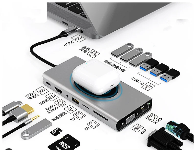 Hub Multi-function Hub HDMI Docking Station Notebook