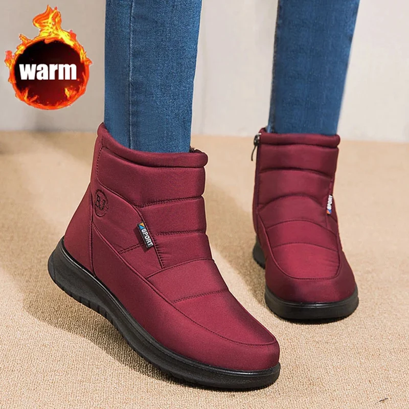 Ankle Boots for Women Non-slip Waterproof Snow Boots