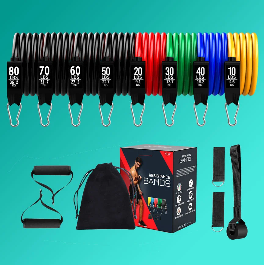 Latex Pull Rope Exercises Resistance Bands Stretch - Image 10
