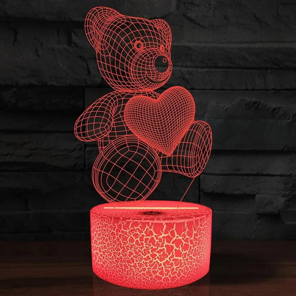 3D Lamp Acrylic USB LED Night Lights Neon Sign Lamp - Image 6