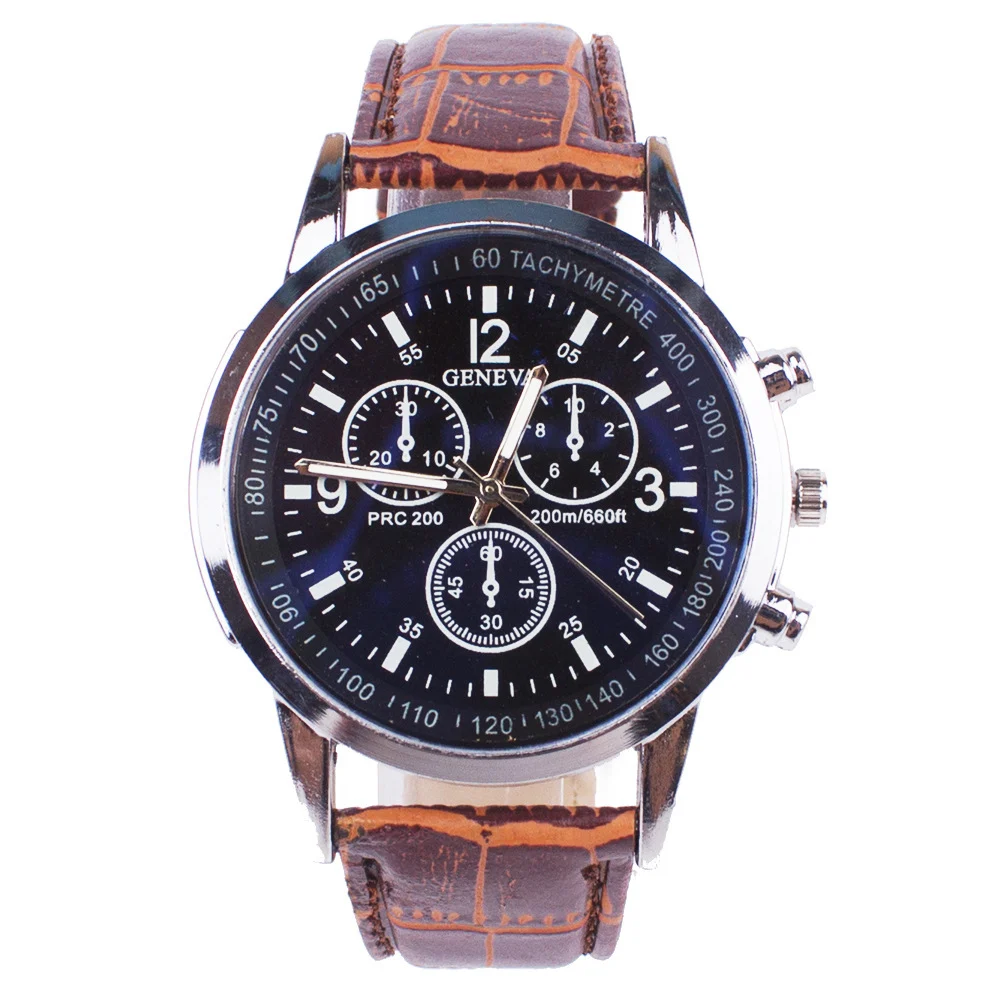 Blue Light Glass Wrist Watch Men Watches - Image 5
