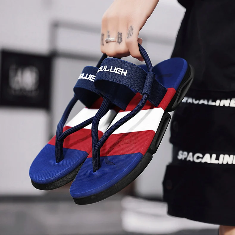 Men Sandals Outdoor Sport Flip Flops Comfort Casual - Image 6