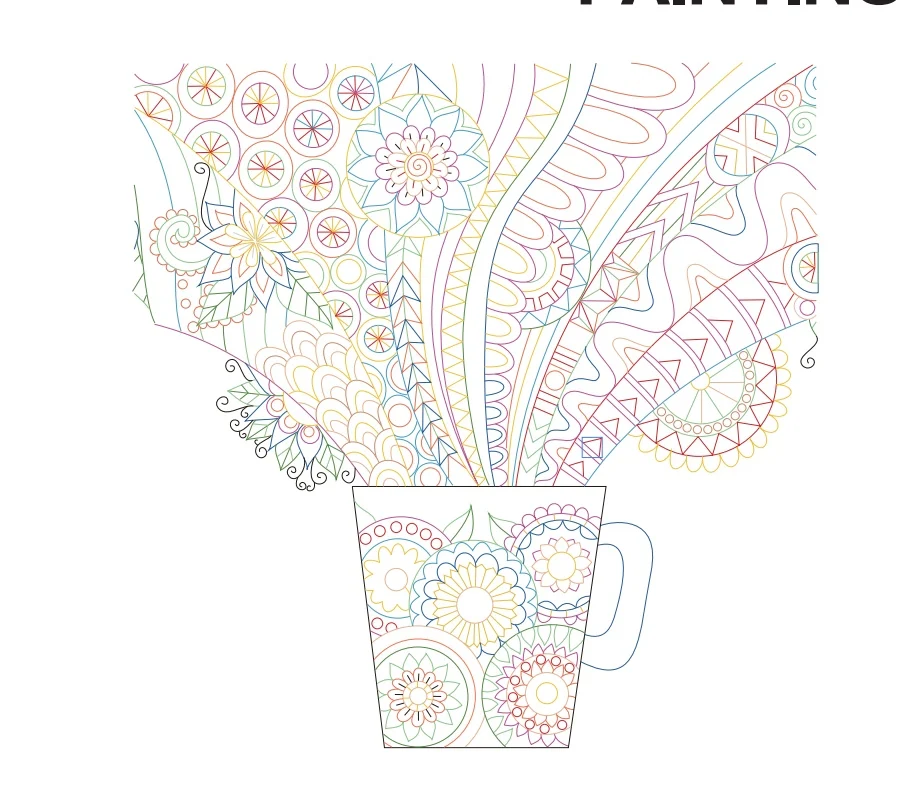 Quilted Paper Painting Material Package Slot Series - Image 3