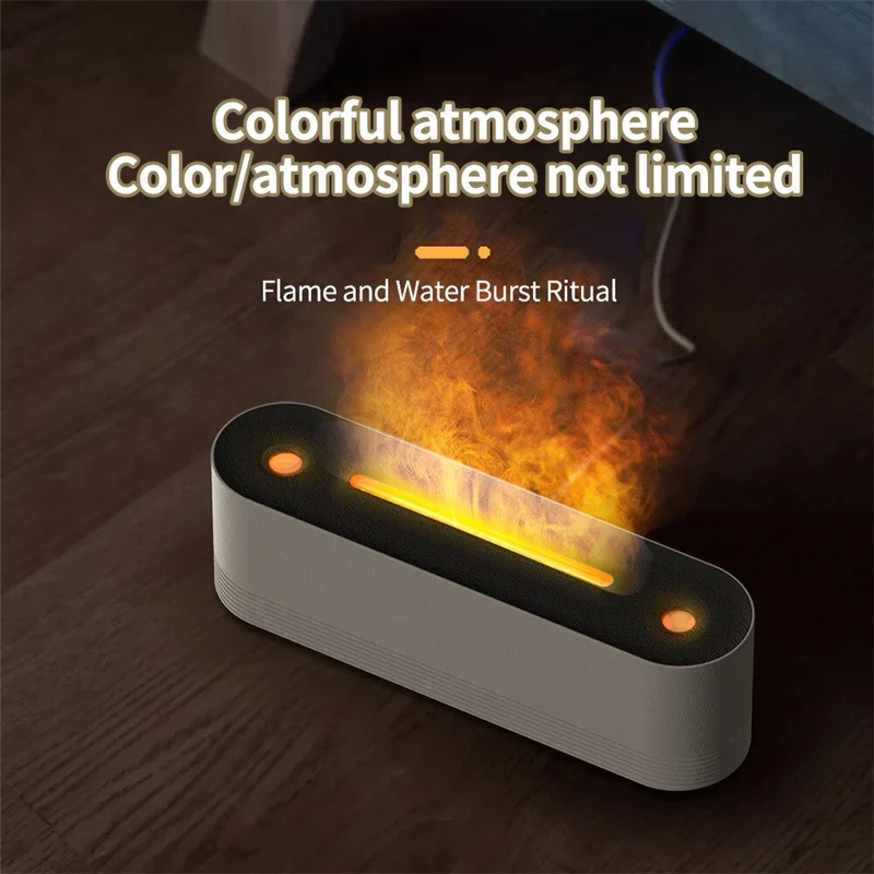 Flame Air Humidifier Ultrasonic 7 Colors Aroma Diffuser - Image 4