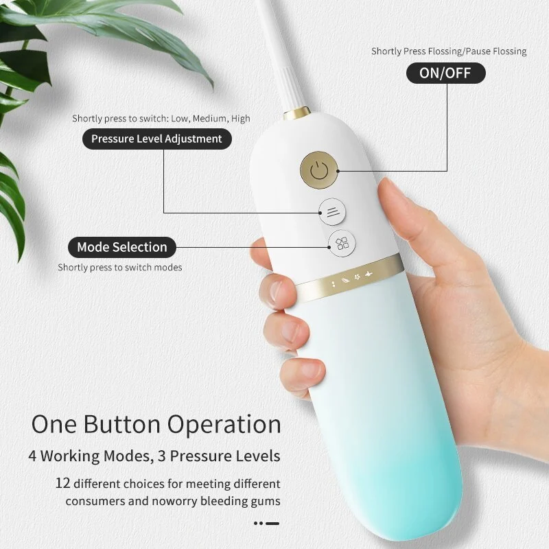 200ml Portable Flosser IPX7 Waterproof Electric Flosser - Image 6