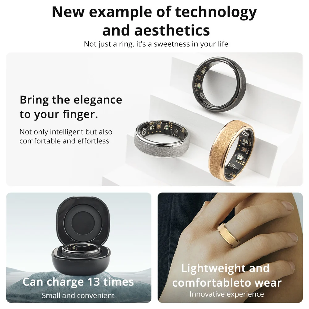 Smart Ring Band Charging Case Unisex - Image 2