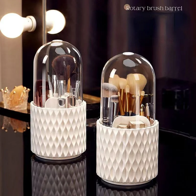 360 Rotating Large Capacity Transparent Makeup Brush - Image 7