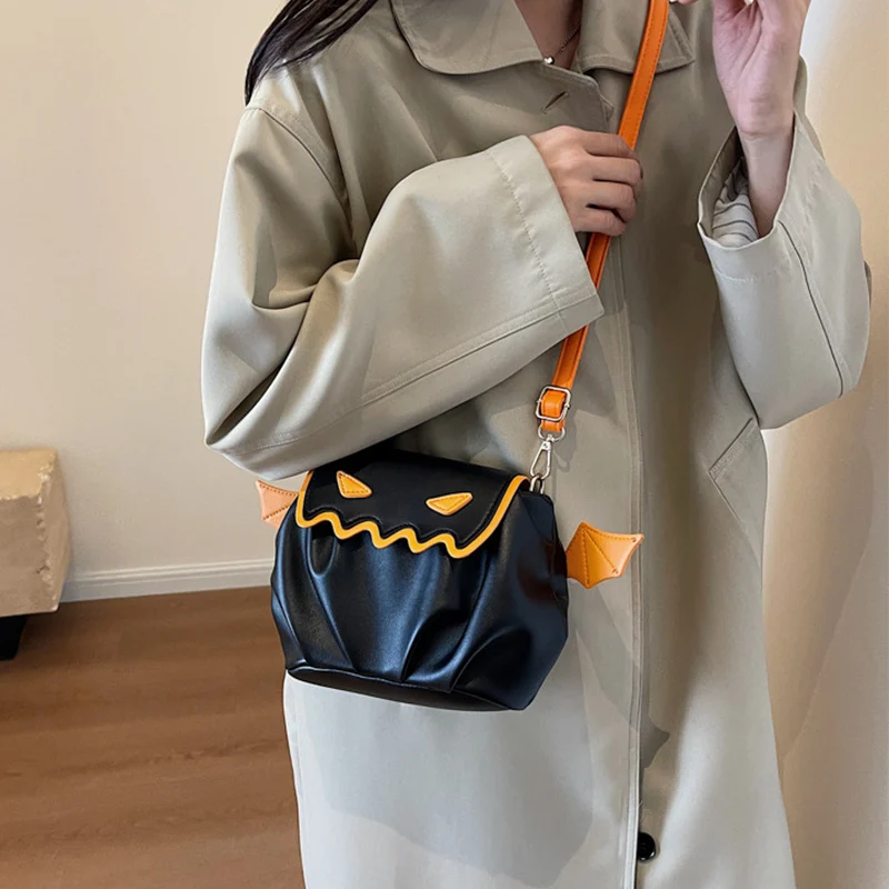 Funny Crossbody Bag Halloween Pumpkin Cartoon Shoulder - Image 3